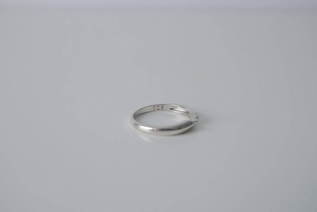 Sterling Silver Curved Stacking Ring