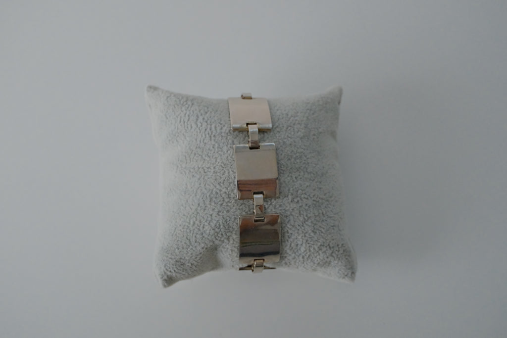 Sterling SIlver Flat Link Bracelet