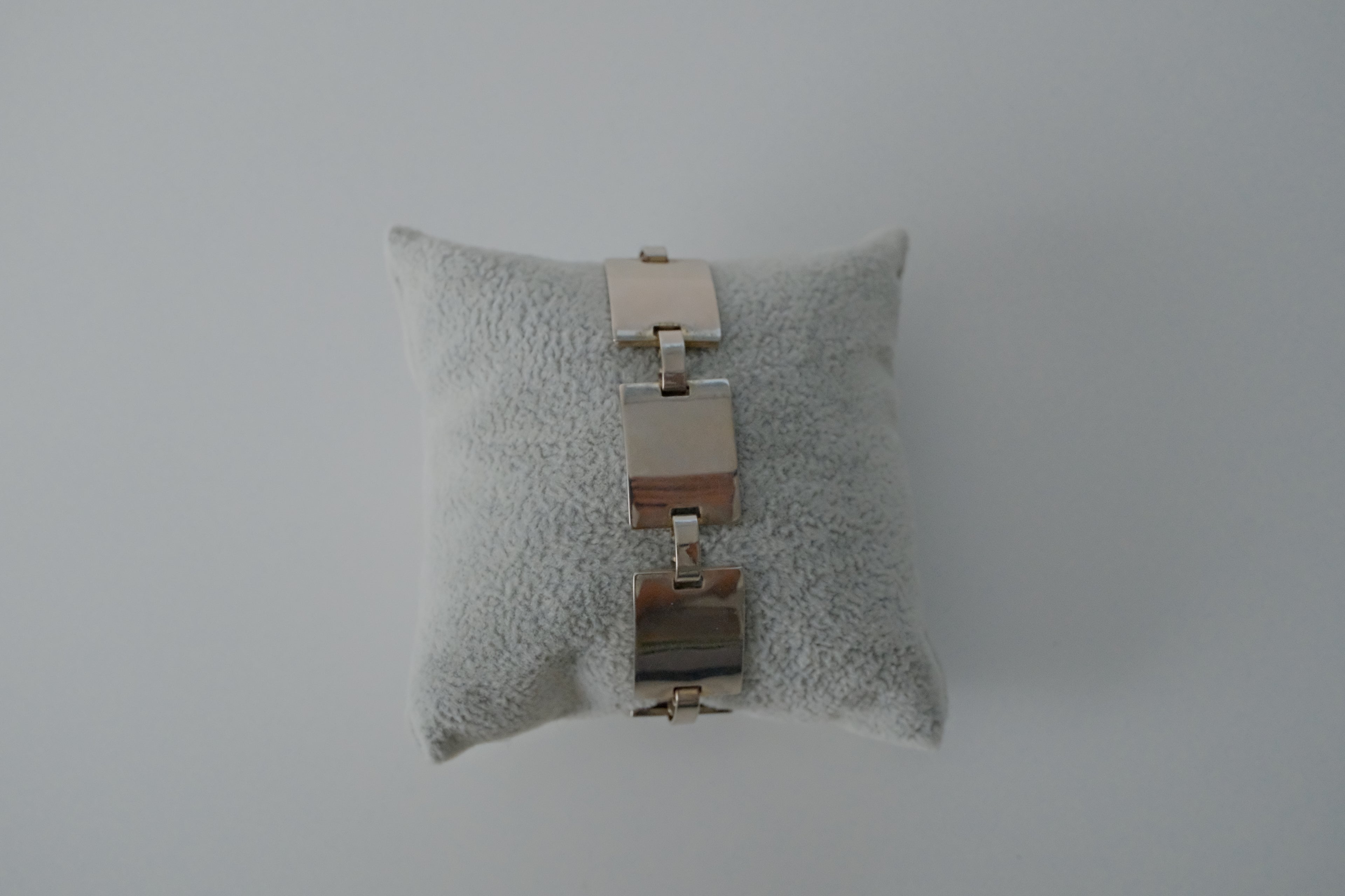 Sterling SIlver Flat Link Bracelet