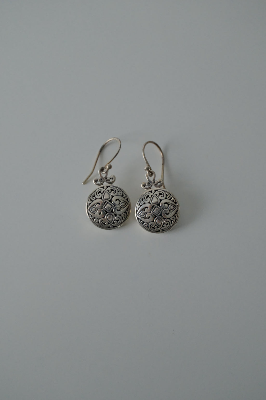 Ross Simmons Sterling Silver Filigree Heart Earrings