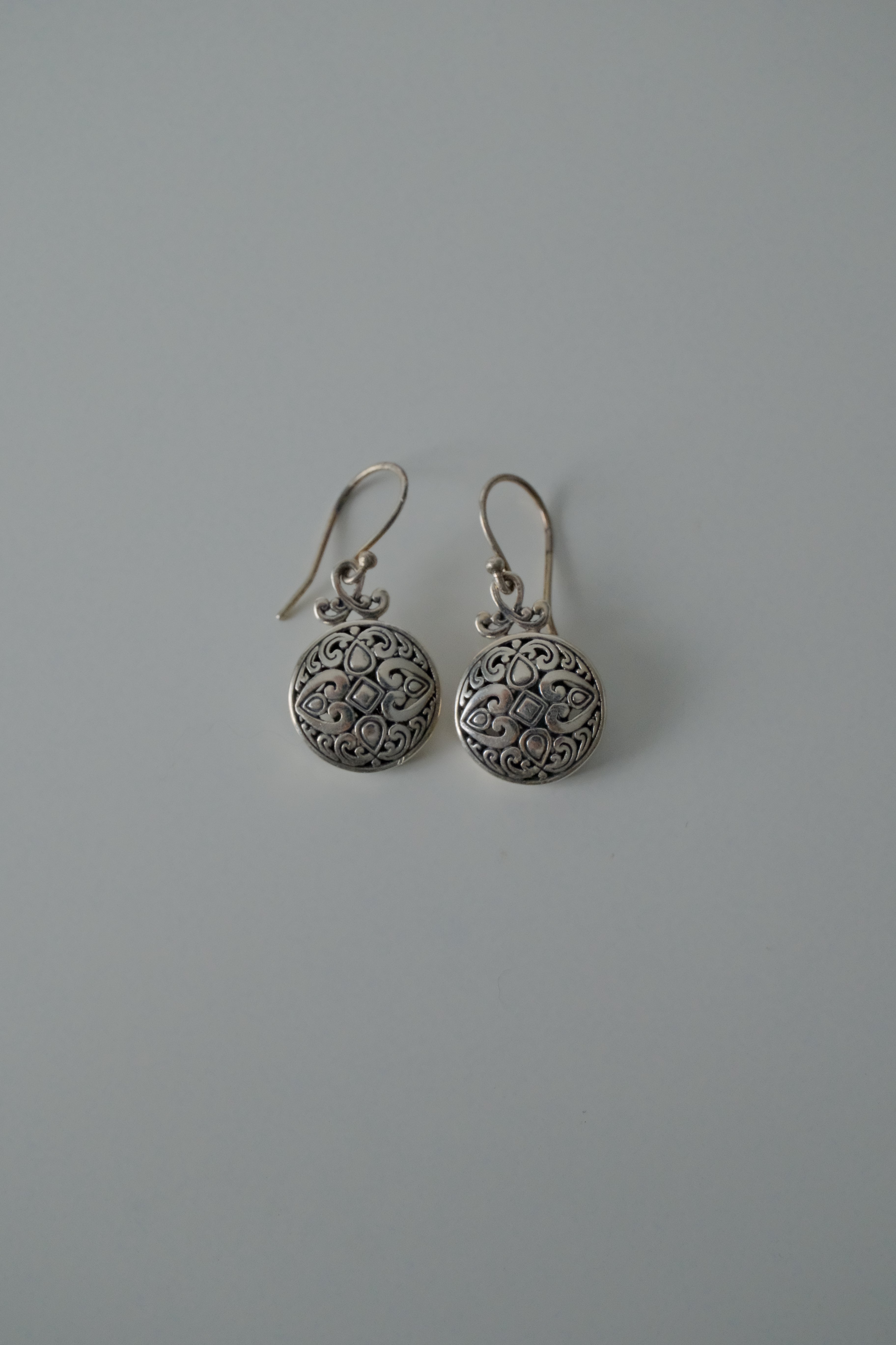 Ross Simmons Sterling Silver Filigree Heart Earrings