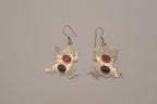 Vintage Sterling silver frog dangle earring