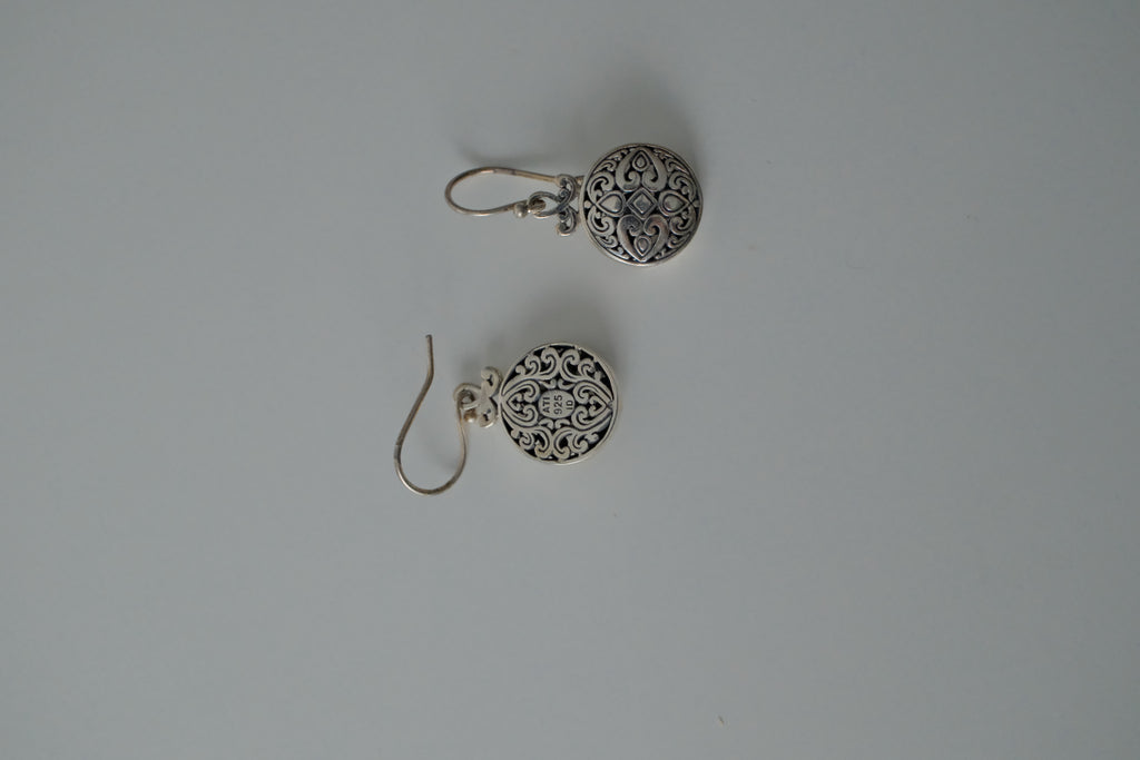 Ross Simmons Sterling Silver Filigree Heart Earrings