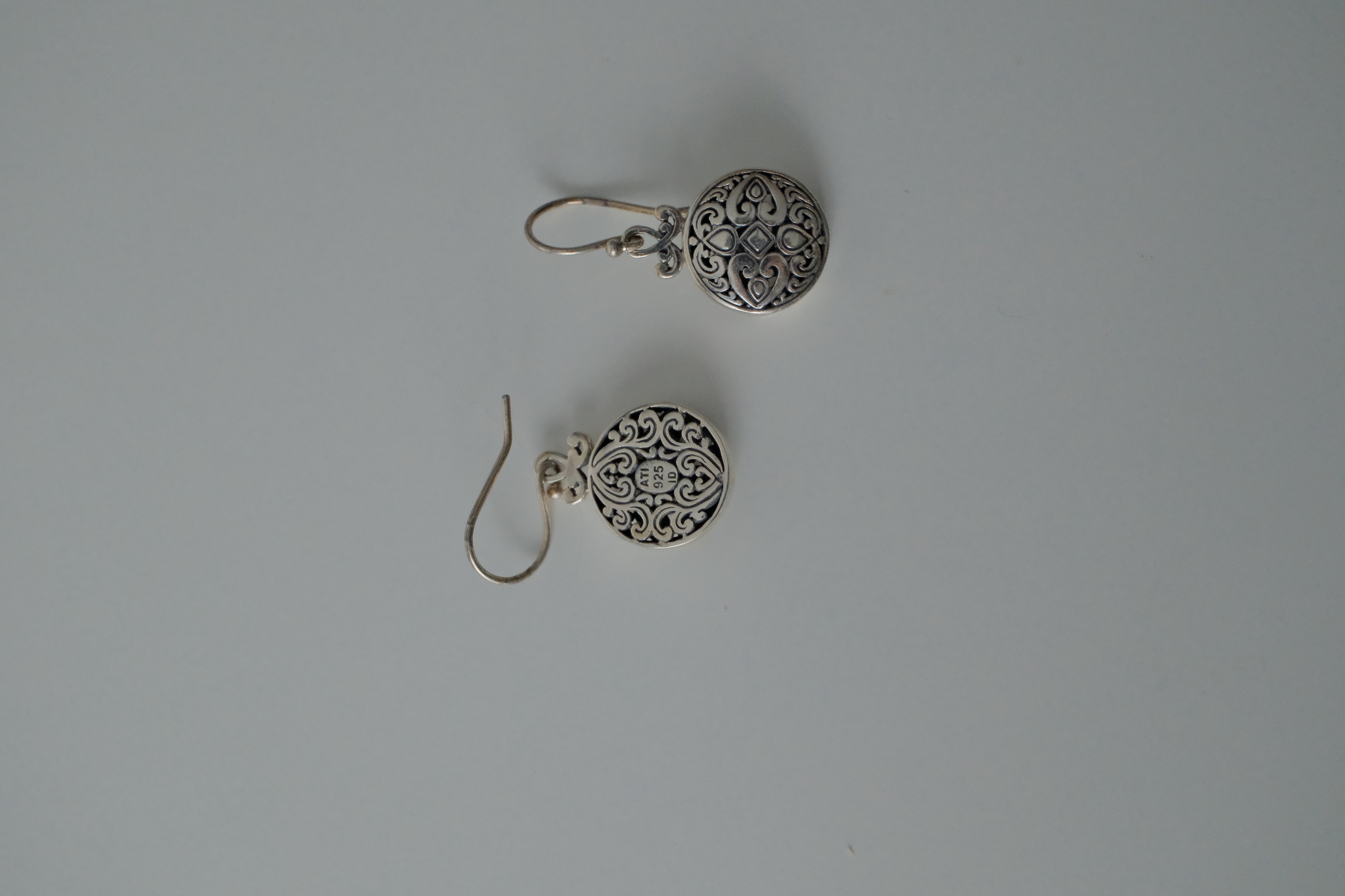 Ross Simmons Sterling Silver Filigree Heart Earrings