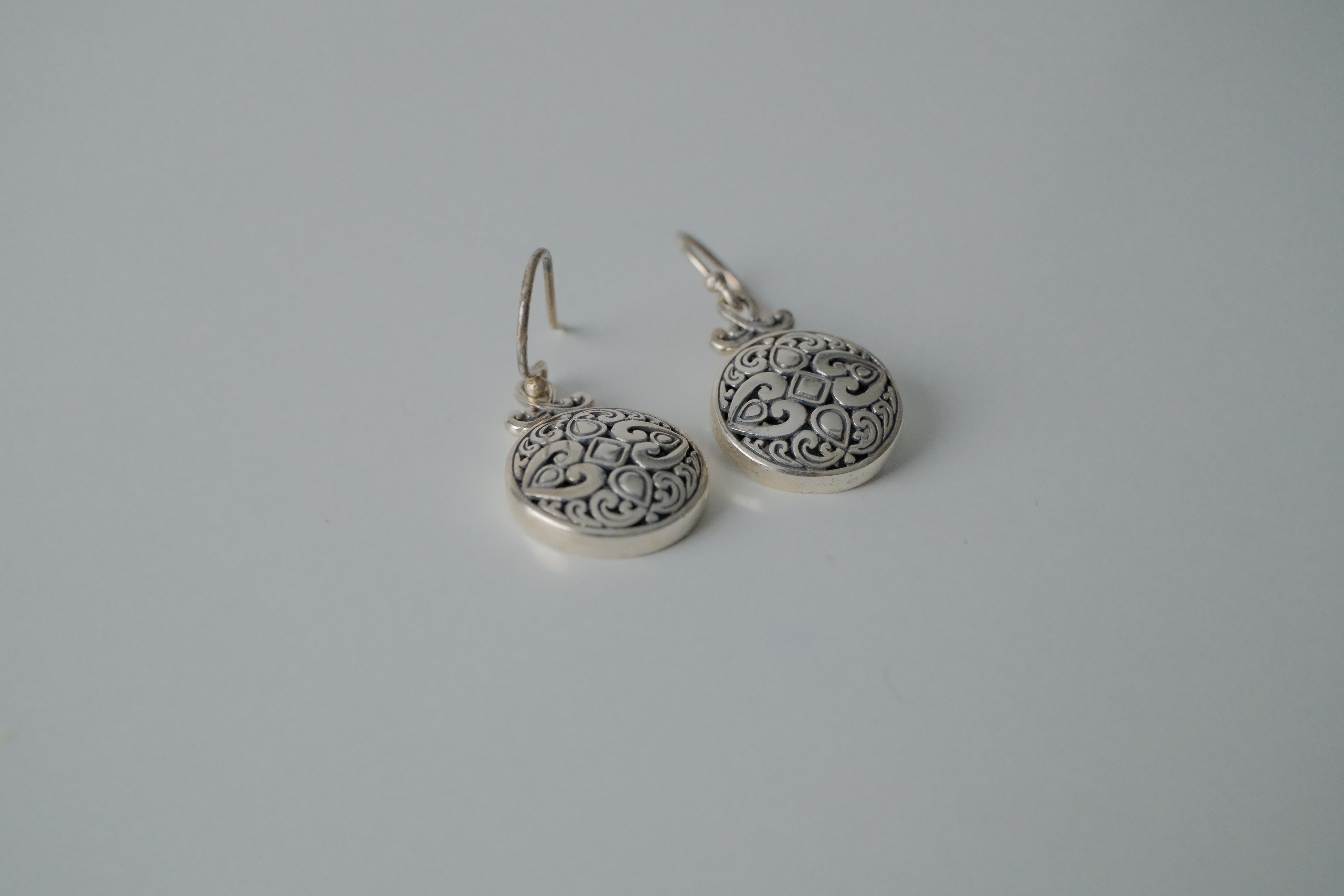 Ross Simmons Sterling Silver Filigree Heart Earrings