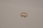 Sterling silver open-cuff ring
