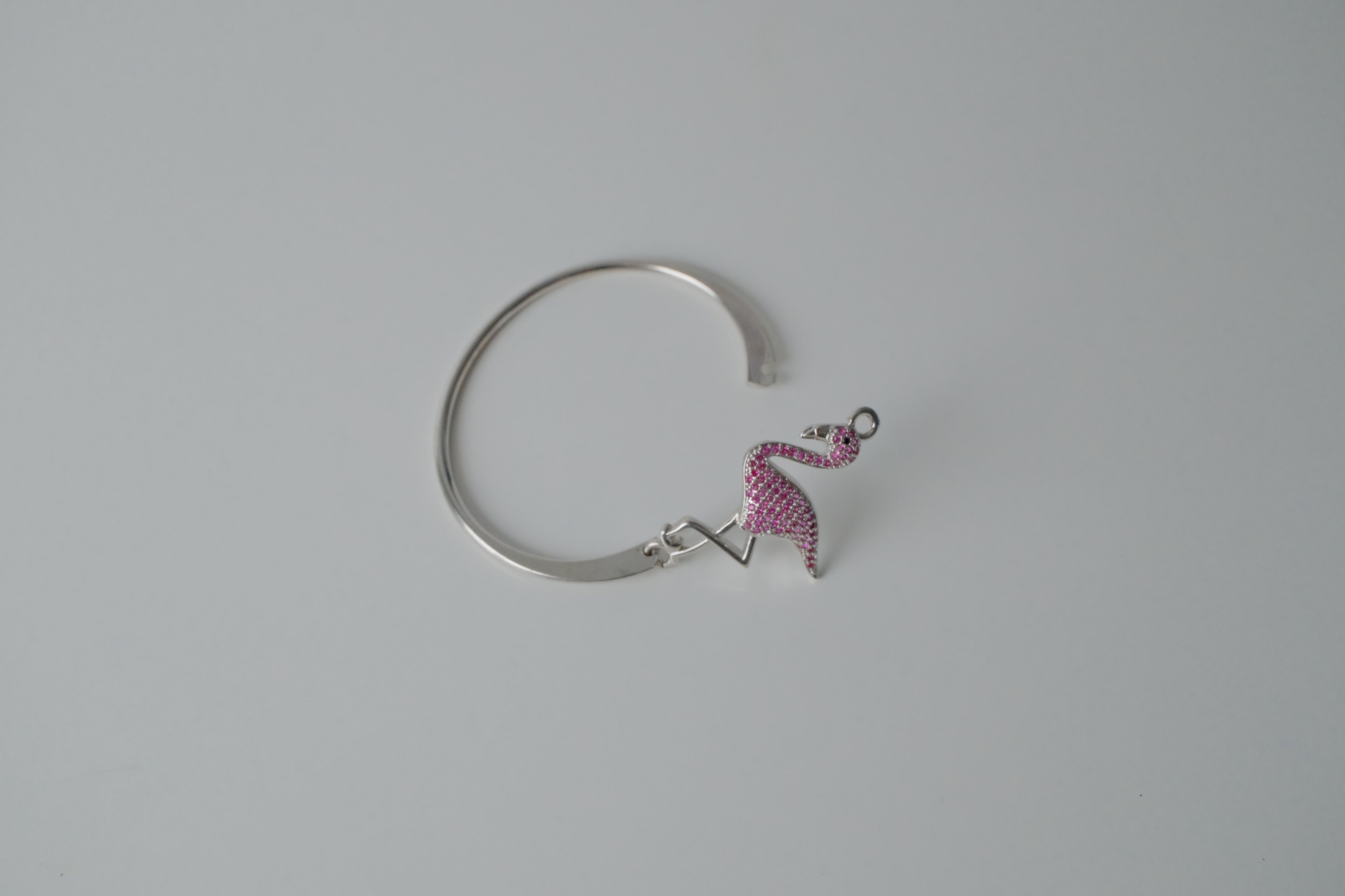 Crystal Flamingo Bangle