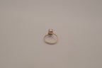 Sterling silver minimalist oval Larimar ring