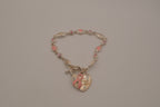 Sterling silver Breast Cancer Awareness bracelet