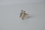 Sterling Silver Modernist Moonstone Ring