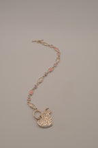 Sterling silver Breast Cancer Awareness bracelet