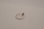 Sterling silver bypass heart ring