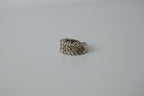 Vintage 1950s Sterling Silver Multi cluster Band Ring