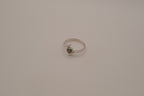Sterling silver bypass heart ring