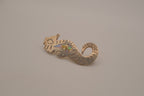 Vintage Mexican sterling silver seahorse brooch pin
