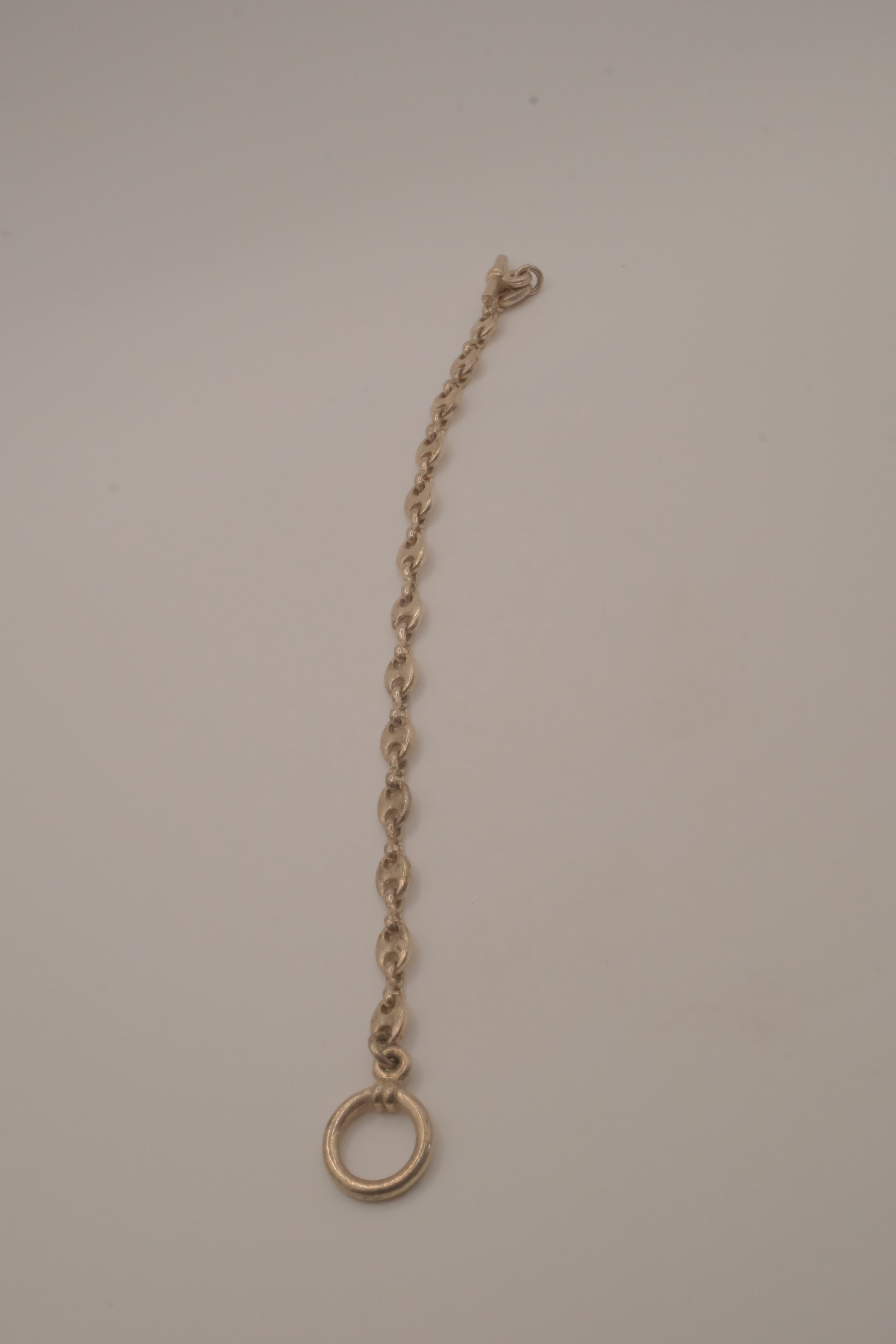 Sterling silver mariner-link chain bracelet&nbsp;