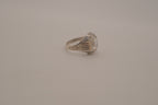 Wiwen Nilsson sterling silver rock crystal ring