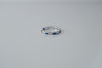 Vintage Sterling Silver Blue Sapphire Ring