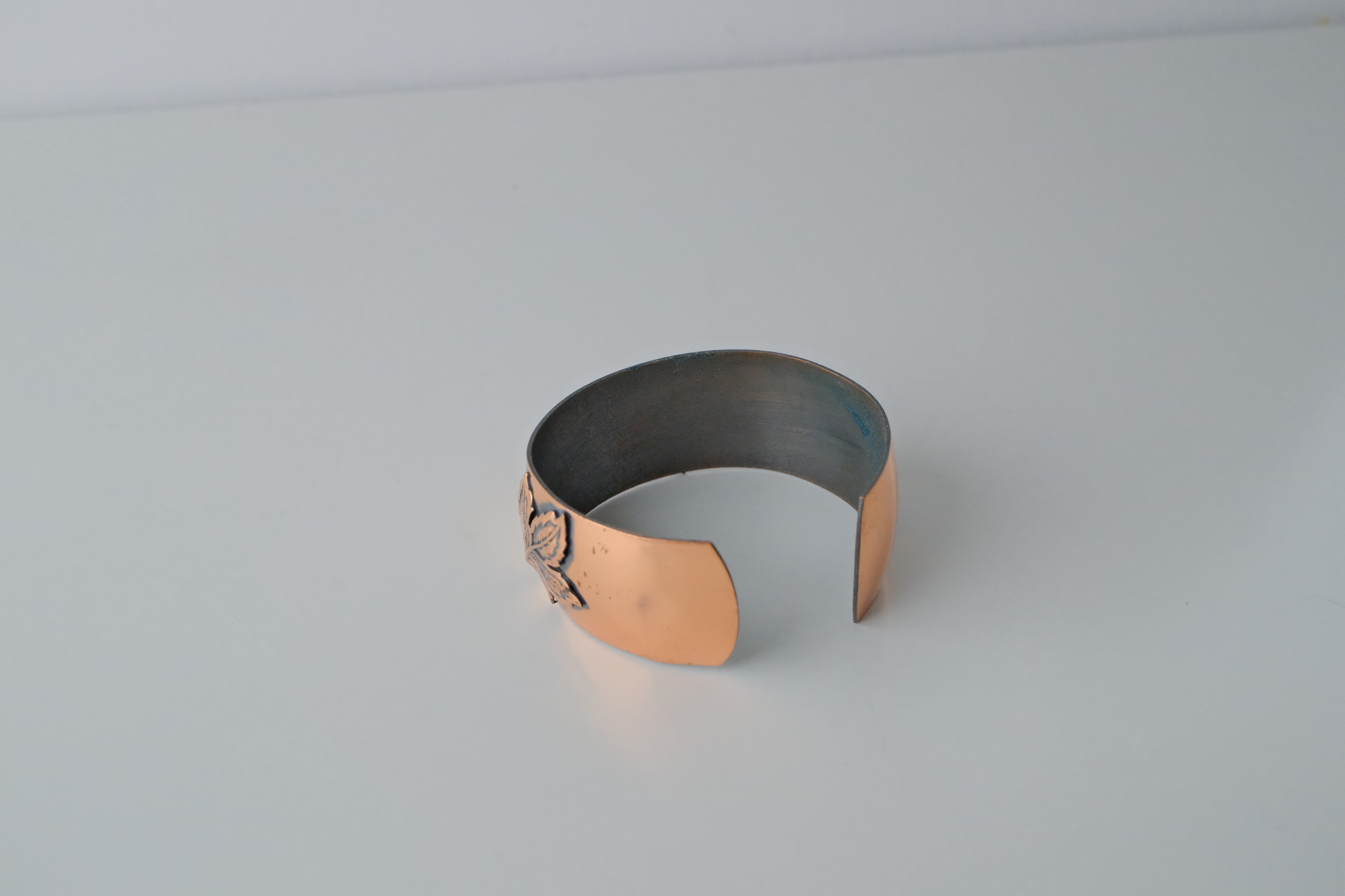 Vintage Maple Leaf Copper Winnepeg Cuff&nbsp;