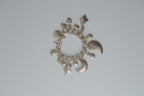 Vintage Sterling Silver Charm Bracelet