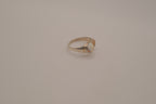 Sterling silver White Opal bypass ring