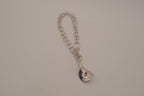 Elle sterling silver teardrop charm bracelet&nbsp;