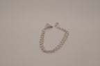 Elle sterling silver teardrop charm bracelet&nbsp;
