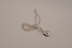 Elle sterling silver teardrop charm bracelet&nbsp;