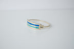 Vintage Mexico Sterling Silver Turquoise Bangle