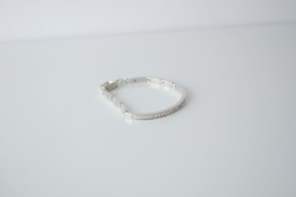 Silver Rhinestone Bracelet