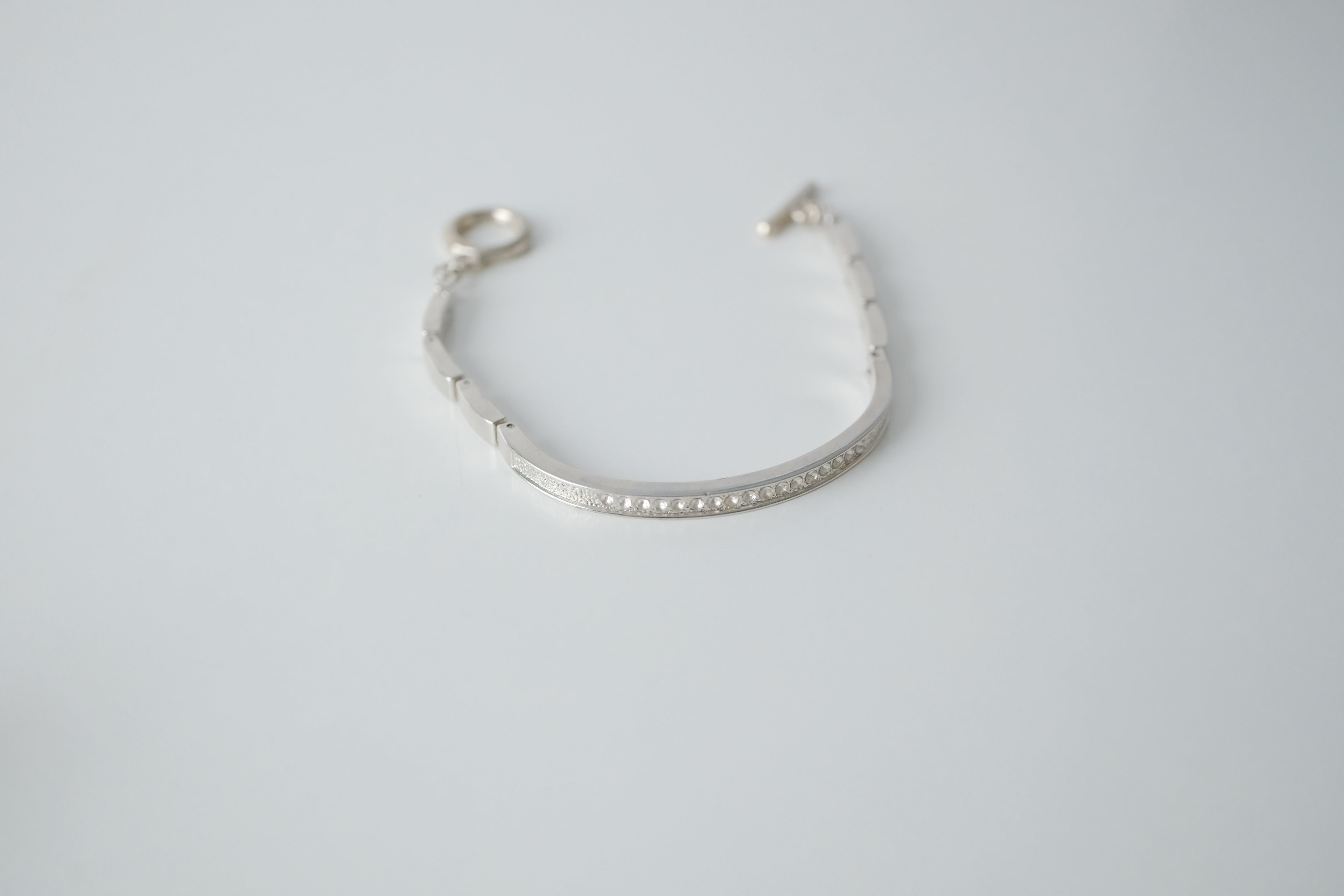 Silver Rhinestone Bracelet