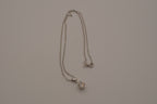 Elle Sterling silver solitaire pendant necklace
