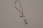 Elle Sterling silver solitaire pendant necklace