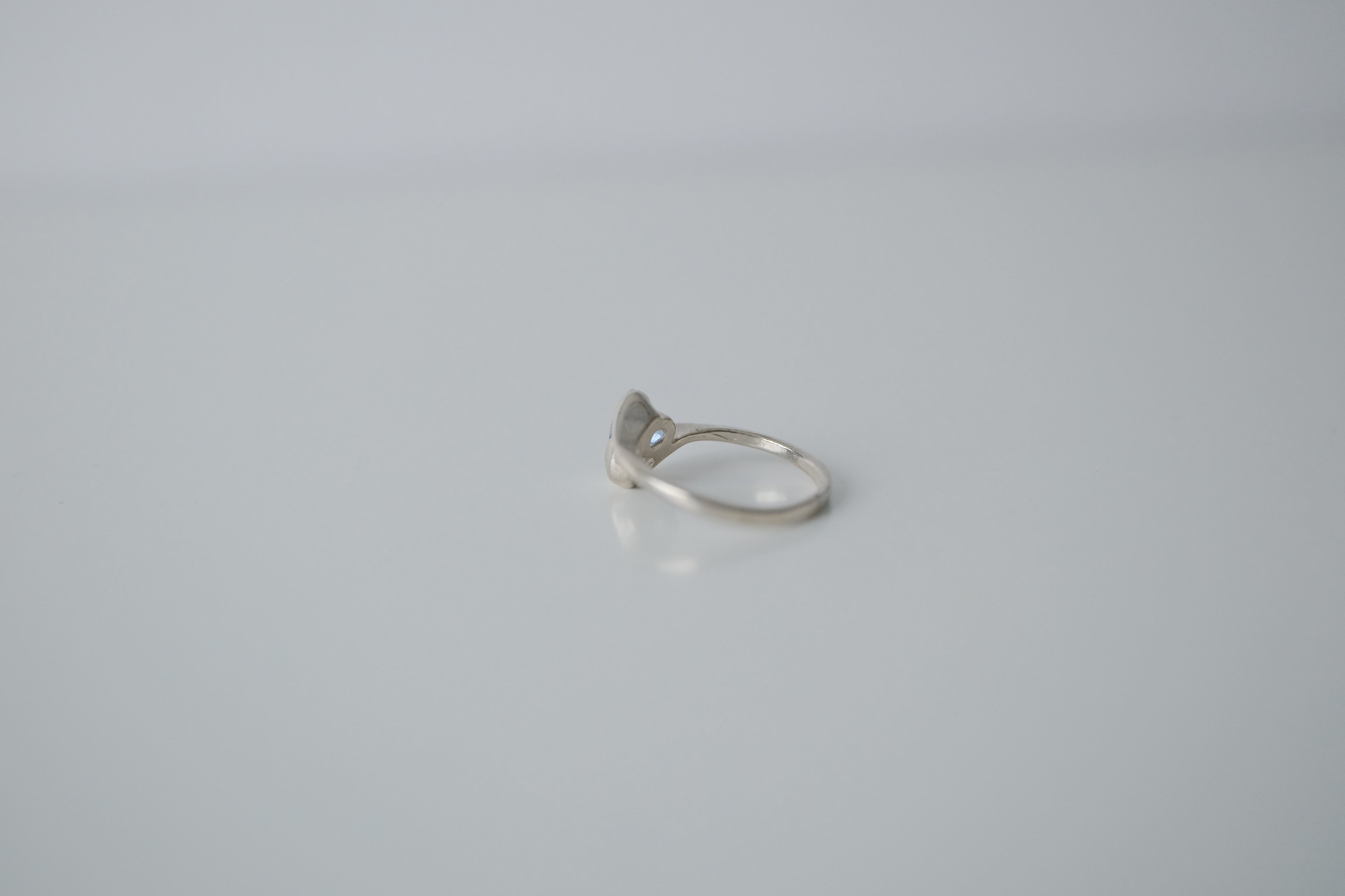 Blue Gemstone Silver Ring