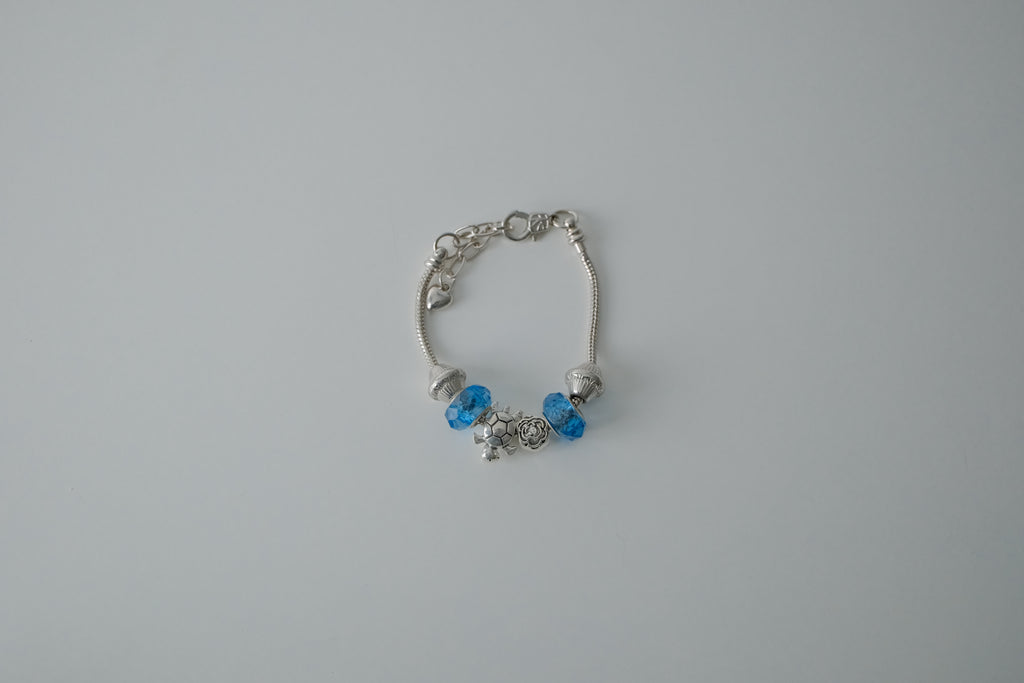 Pandora Style Blue Bracelet