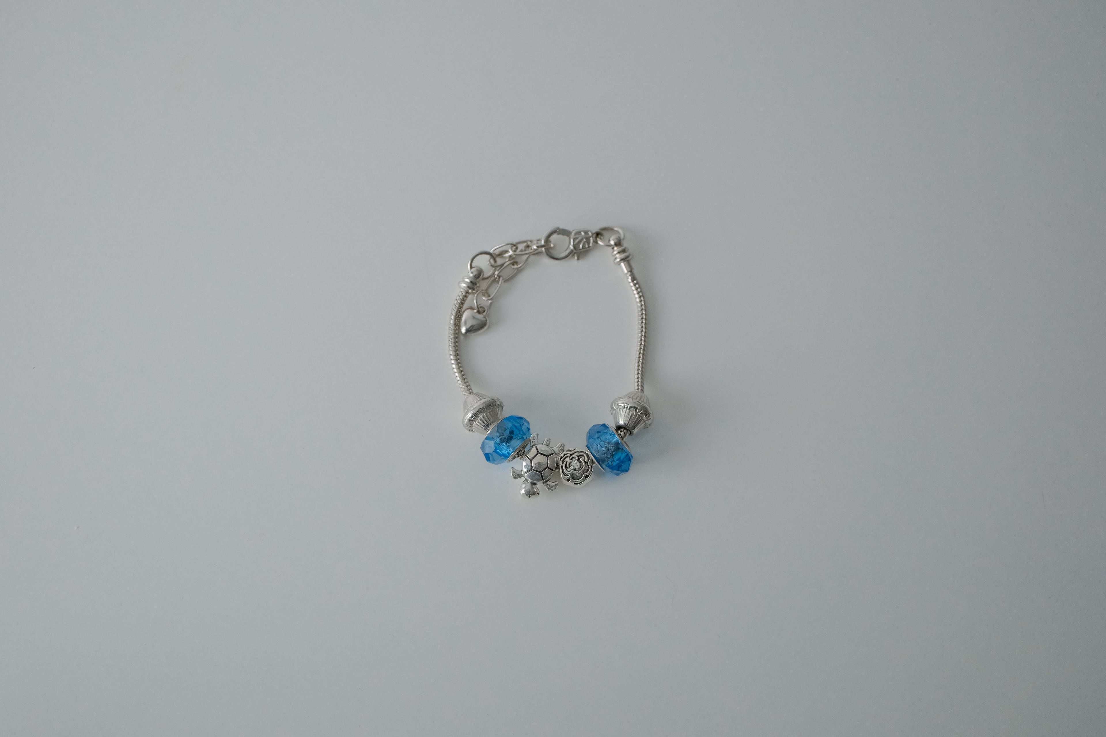 Pandora Style Blue Bracelet