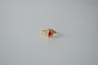 Vintage Gold Cocktail Stone Ring