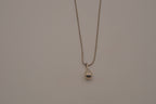 NY &amp; Co Silver tone liquid drop pendant necklace