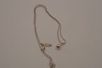 NY &amp; Co Silver tone liquid drop pendant necklace