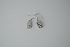 Vintage Silver Wolf Dangle Earrings