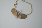 Vintage Mixed Metal Eagle Choker Necklace