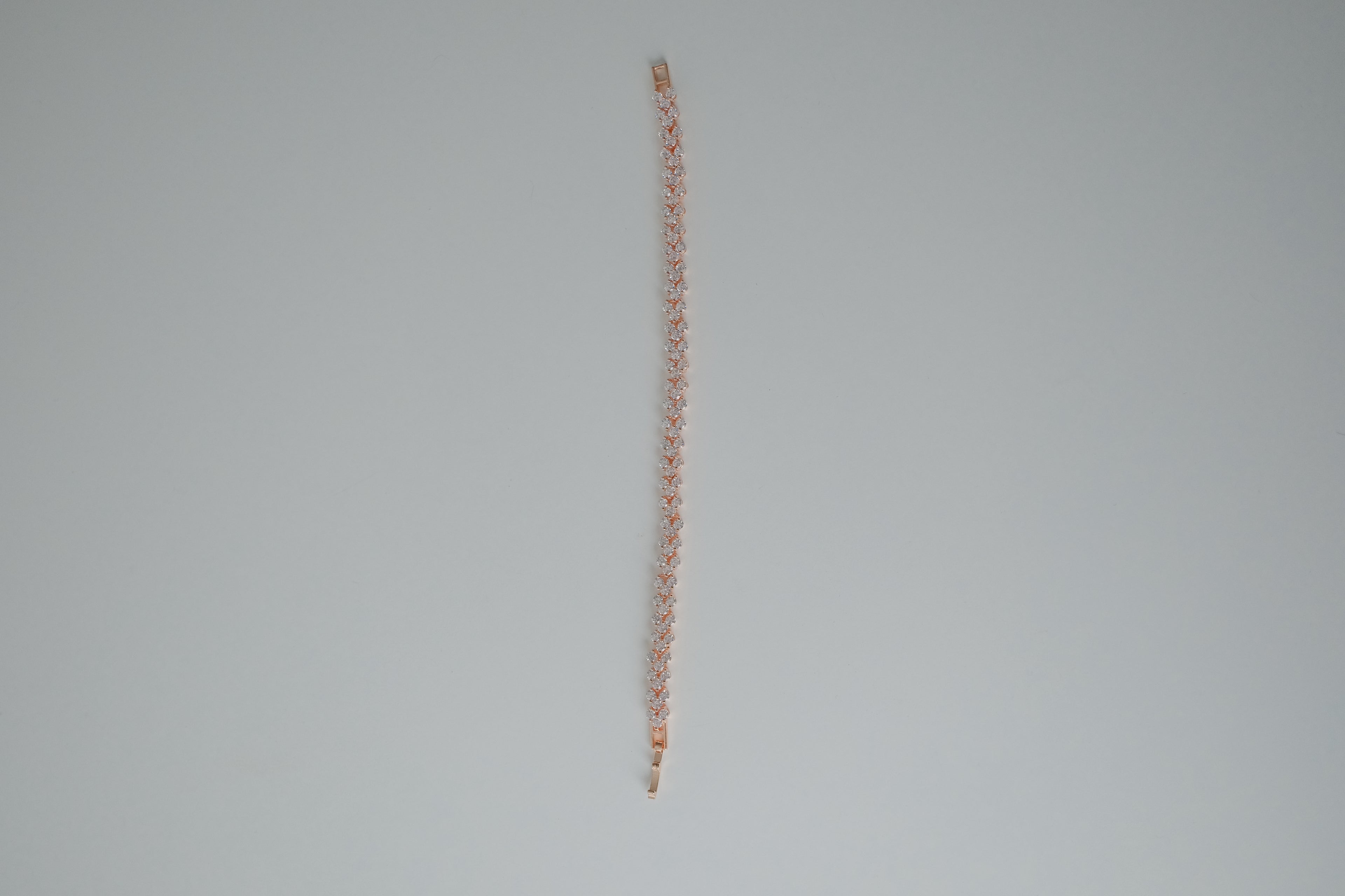 10K Gold Filled Rose Gold Tennis Bracelet