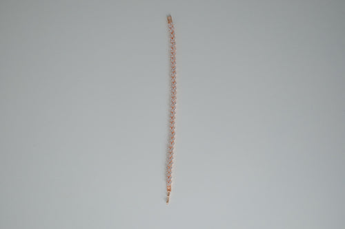 10K Gold Filled Rose Gold Tennis Bracelet