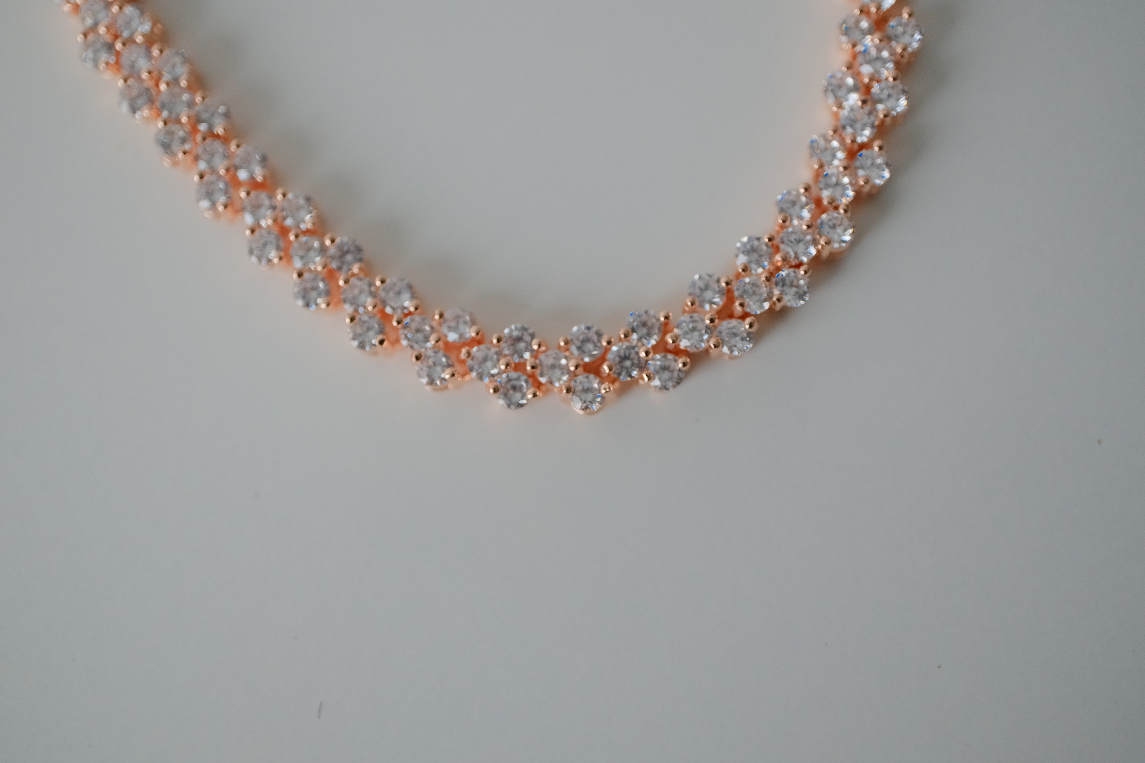 10K Gold Filled Rose Gold Tennis Bracelet