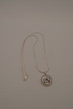 Sterling silver bear paw Abalone shell pendant Necklace&nbsp;