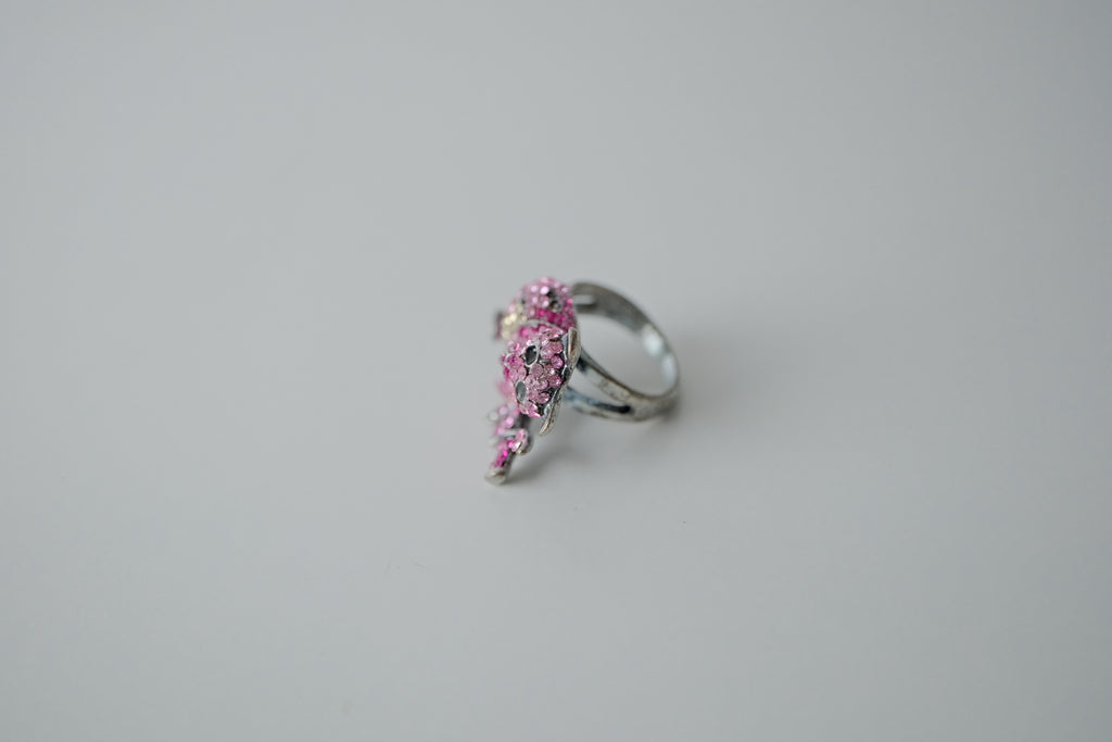 Vintage Koala Rhinestone Ring