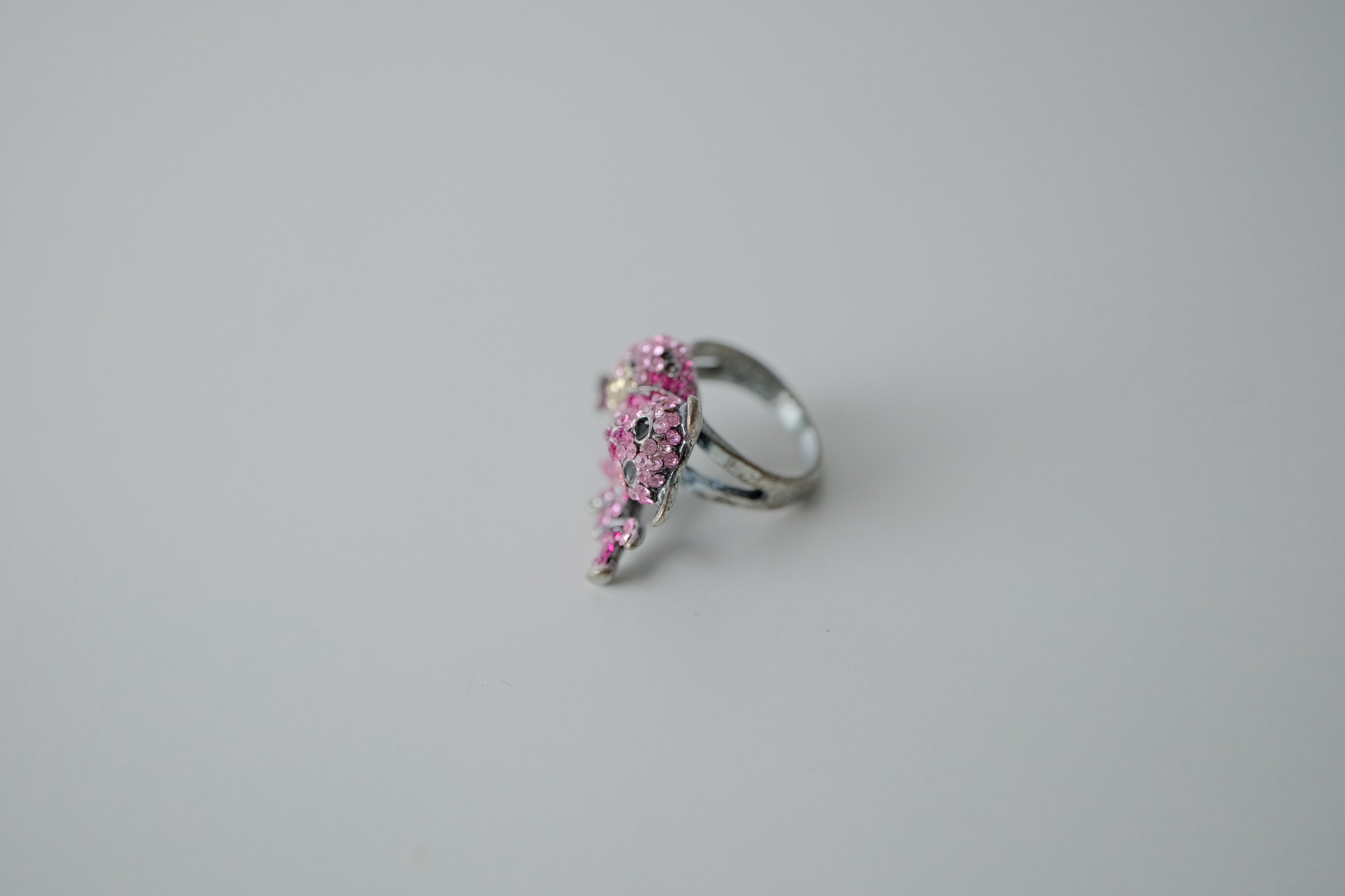 Vintage Koala Rhinestone Ring