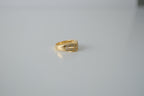 Vintage Twisted Gold Tone Ring