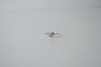 Pink Gemstone Silver Ring