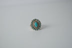 Vintage Chunky Turqouise Silver Ring